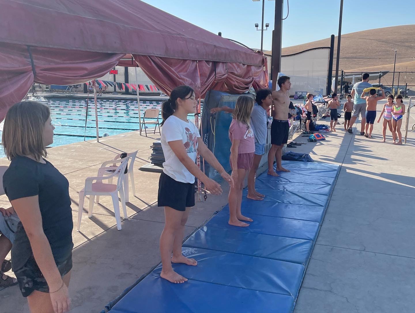 Dryland stretching